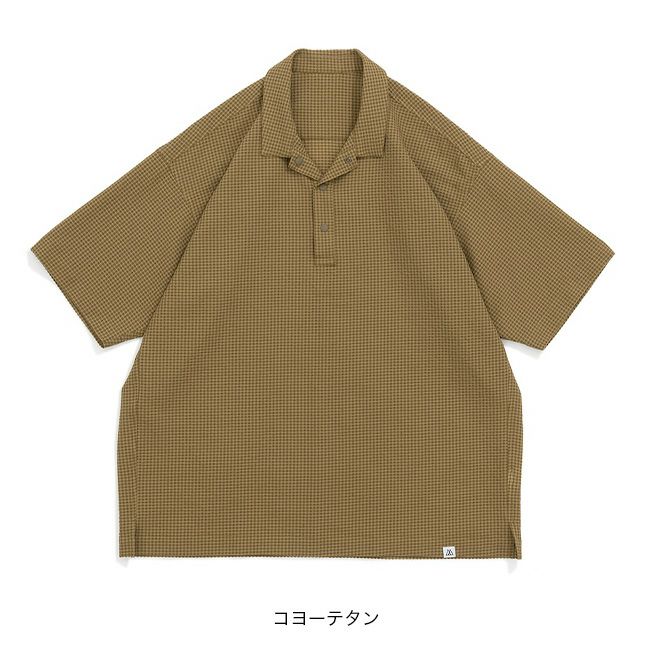 RIDGE MOUNTAIN GEAR コンフィープルオーバーショートスリーブシャツ メンズ
