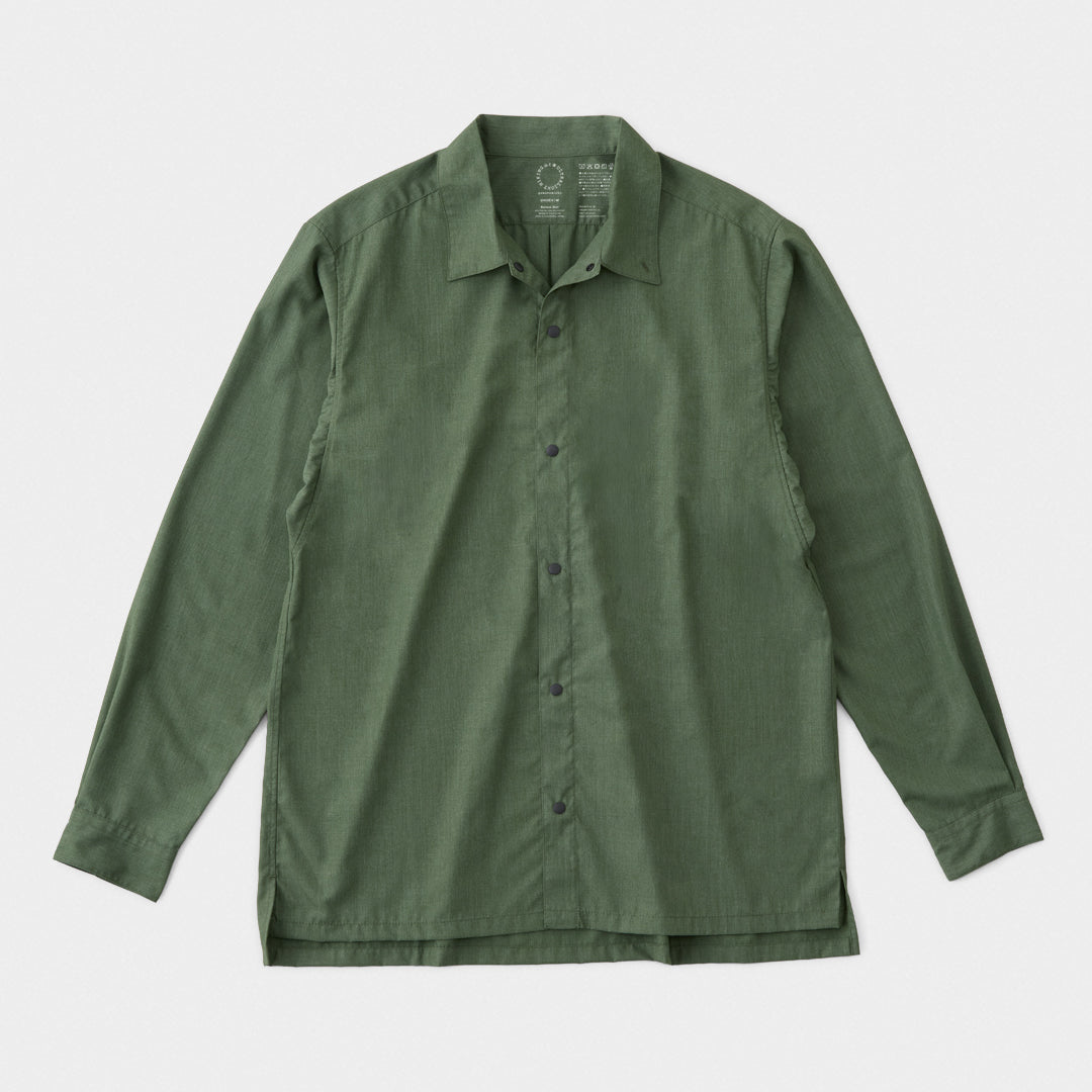 山と道 バンブーシャツ ユニセックス 2026