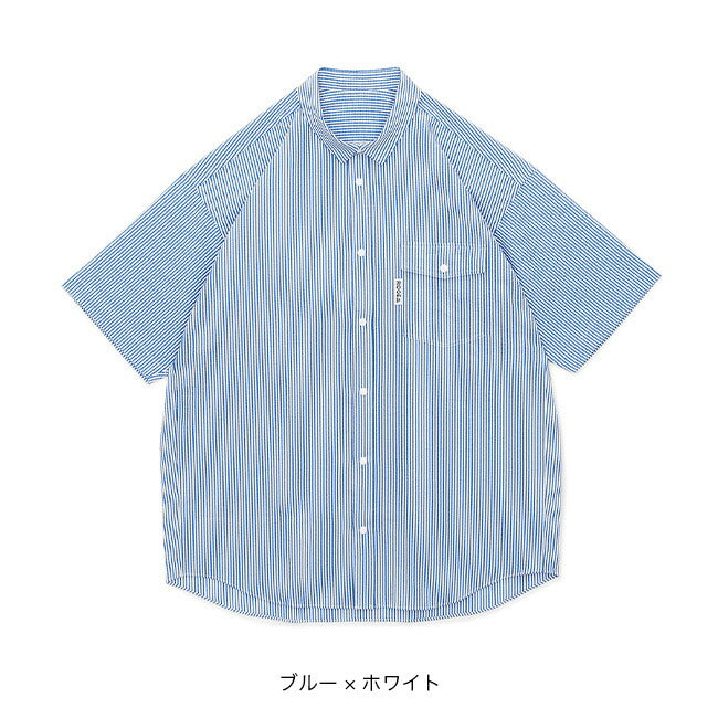 RIDGE MOUNTAIN GEAR ベーシックショートスリーブシャツ ストライプ【ウィメンズ】