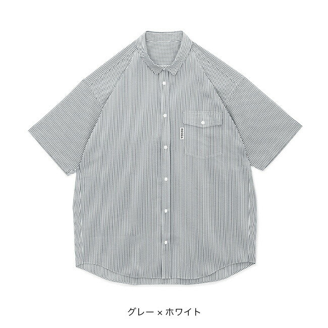 RIDGE MOUNTAIN GEAR ベーシックショートスリーブシャツ ストライプ【ウィメンズ】