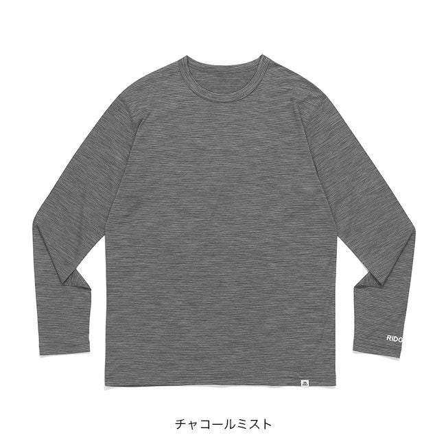 RIDGE MOUNTAIN GEAR メリノベーシックロングスリーブTee マイクロ 