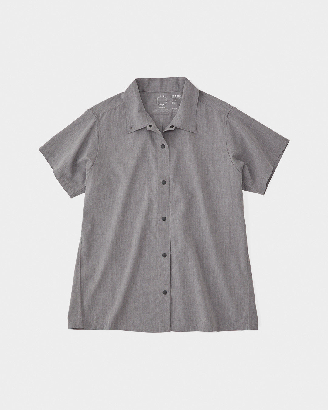 2025 山と道 Bamboo Short Sleeve Shirt M グレー 山と道 バンブーショートスリーブシャツ【ウィメンズ】｜2025 – THE