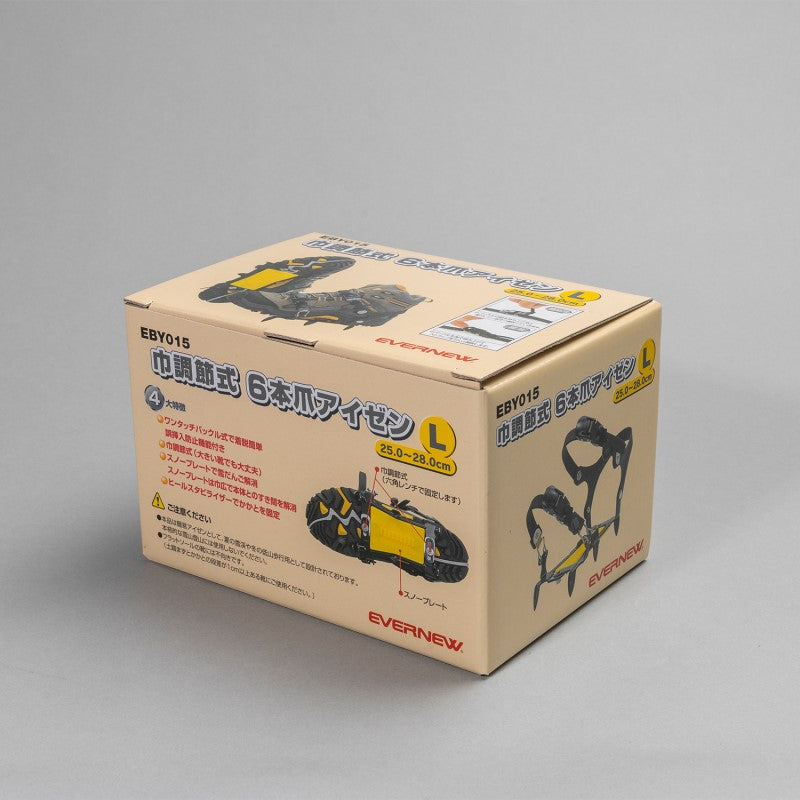 EVERNEW 巾調節式6本爪アイゼン L – THE GATE MOUNTAIN オンラインストア