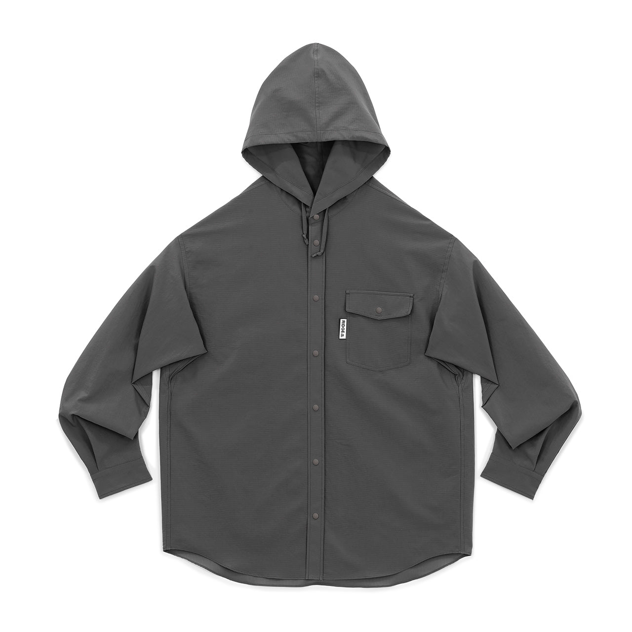 RIDGE MOUNTAIN GEARフード付きブラックシャツ Hooded Long Sleeve Shirt 2026 | RIDGE MOUNTAIN GEAR